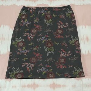 Vintage XOXO Asian Inspired Stretch Mini Skirt